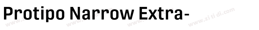 Protipo Narrow Extra字体转换 Protipo Narrow Extra字体转换